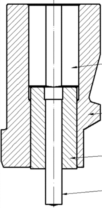 croquis de dessin pour une matrice en carbure de formage à froid