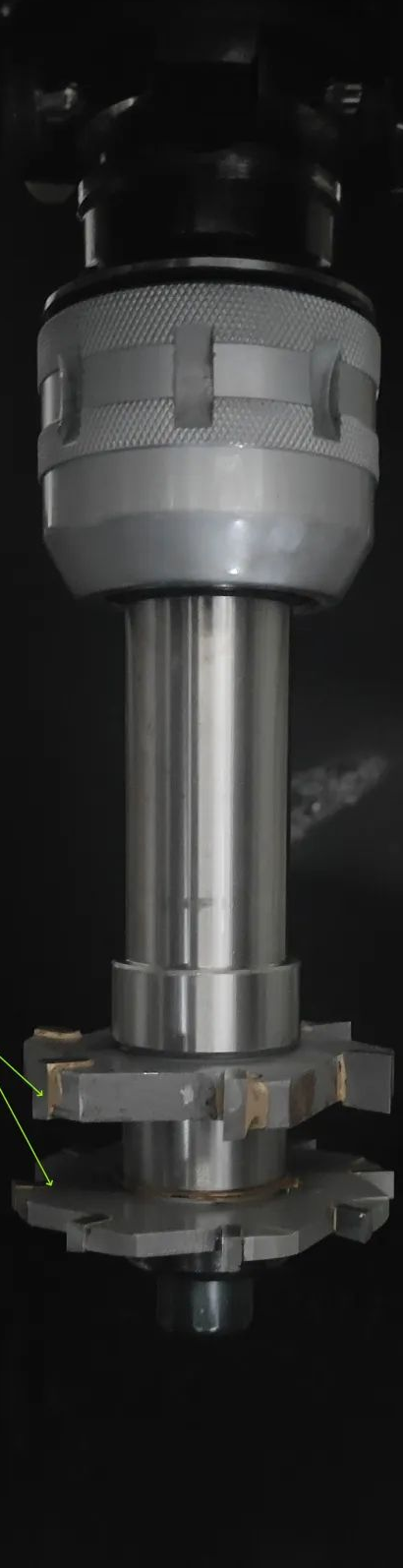 Multi-blade three-sided milling cutter combination machining