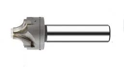 Milling cutter for machining external R shapes